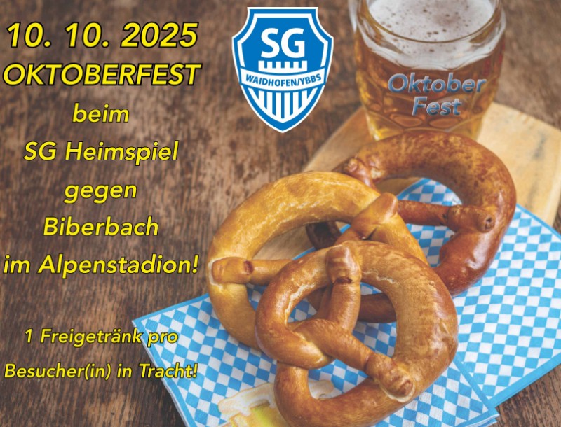 Nächstes Heimspiel gegen USC Biberbach inkl. Oktoberfeststimmung am Fr. 10.10.2025